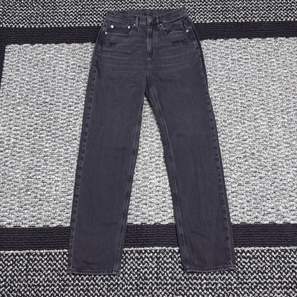 American Eagle Outfitters Denim - American Eagle Highest Rise 90’s Boyfriend Jeans Women’s Sz 4L Distressed Casual